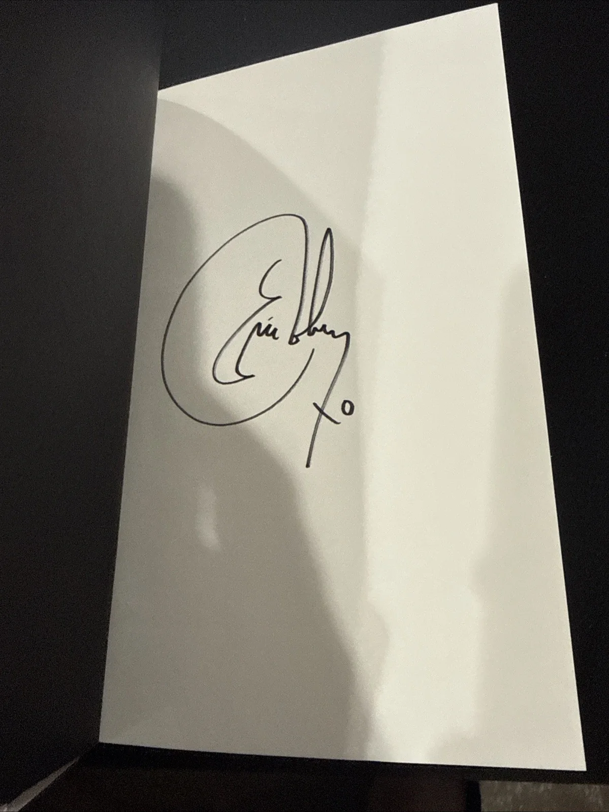 ERIC ROBERTS Signed “Runaway Train” Memoir Book Actor Autograph Auto Dark Knight, image 2