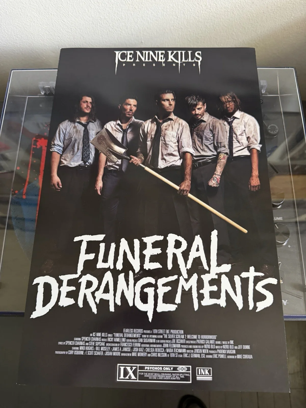 Ice Nine Kills Signed Poster, image 2