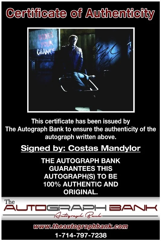 Costas Mandylor — Costas Mandylor authentic signed celebrity 8x10 photo W/Cert Autographed 13276b1, image 2