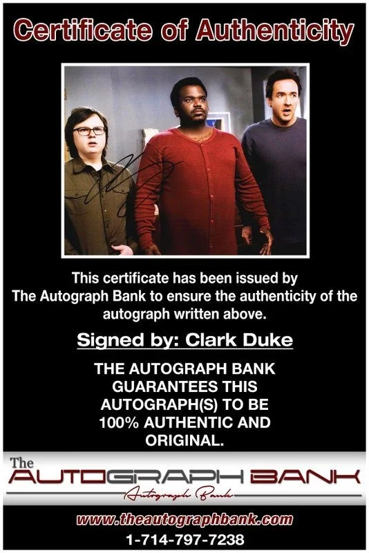 Clark Duke — Clark Duke authentic signed celebrity 8x10 photo W/Cert Autographed D4, image 2