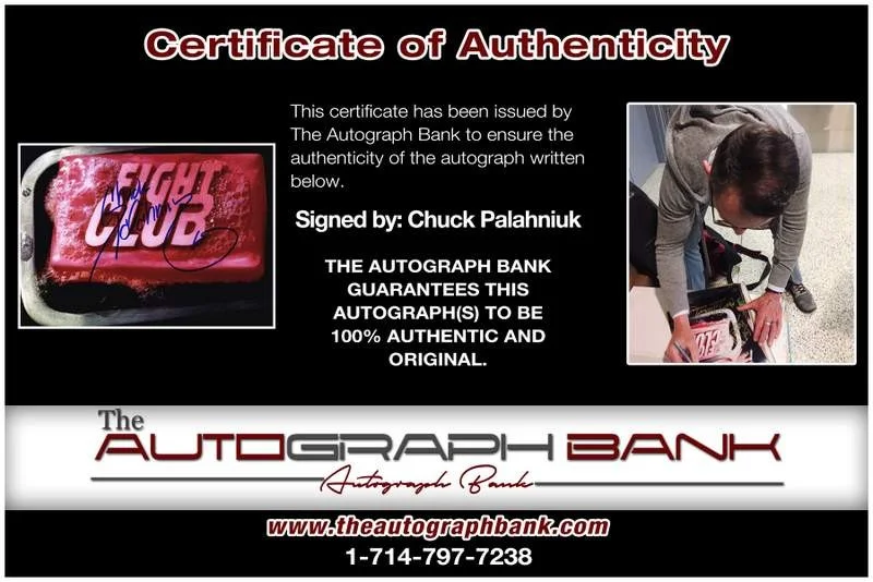 Chuck Palahniuk — Chuck Palahniuk authentic signed celebrity 8x10 photo W/Cert Autographed A0002, image 2