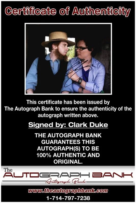 Clark Duke — Clark Duke authentic signed celebrity 8x10 photo W/Cert Autographed D6, image 2