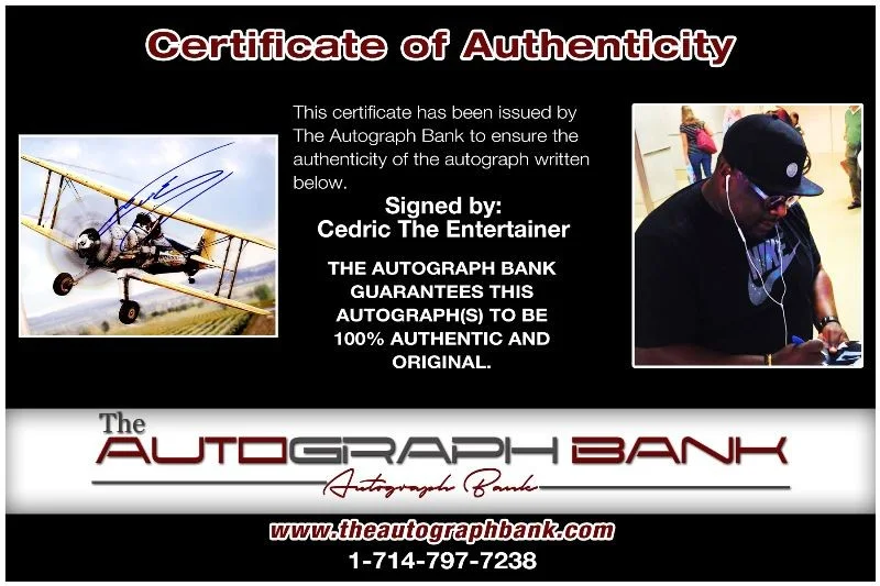 Cedric the Entertainer — Cedric The Entertainer authentic signed 8x10 photo |CERT Autographed 125m1, image 2