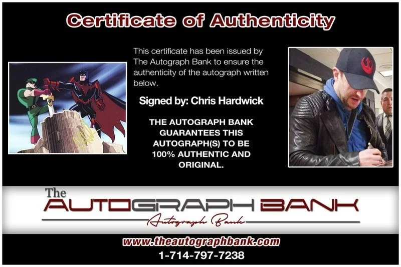 Chris Hardwick — Chris Hardwick authentic signed celebrity 8x10 photo W/Cert Autographed D15, изображение 2