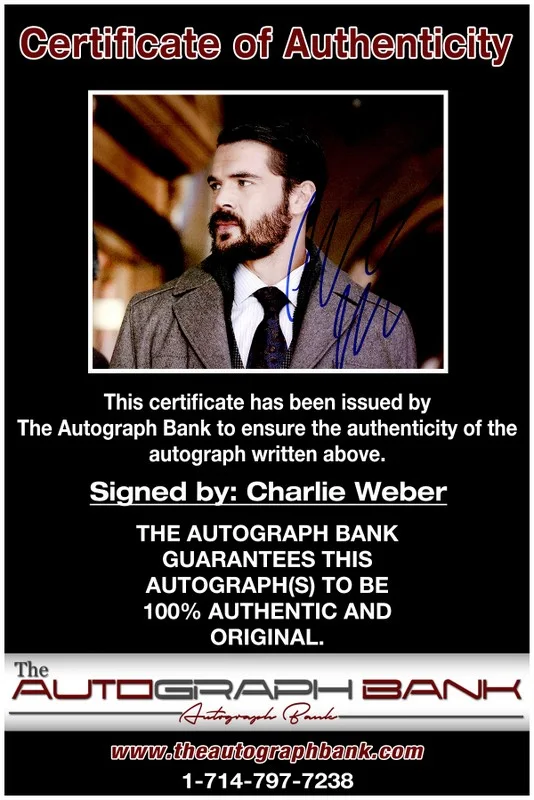 Charlie Weber — Charlie Weber authentic signed celebrity 8x10 photo W/Cert Autographed 2616c, изображение 2