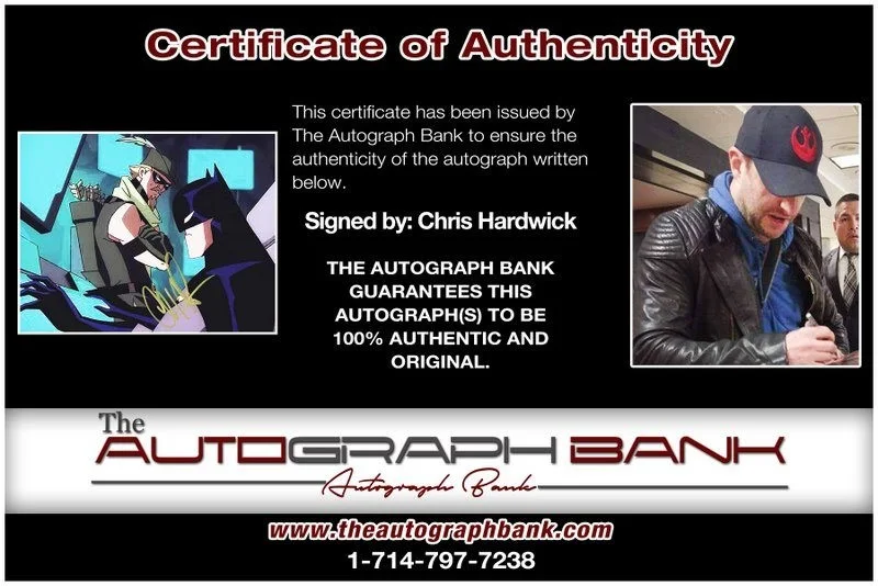 Chris Hardwick — Chris Hardwick authentic signed celebrity 8x10 photo W/Cert Autographed D9, изображение 2