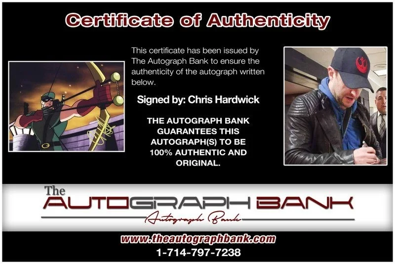 Chris Hardwick — Chris Hardwick authentic signed celebrity 8x10 photo W/Cert Autographed D17, изображение 2