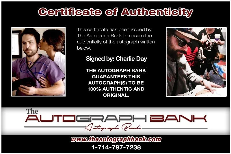 Charlie Day — Charlie Day authentic signed celebrity 8x10 photo W/Cert Autographed 26f, изображение 2