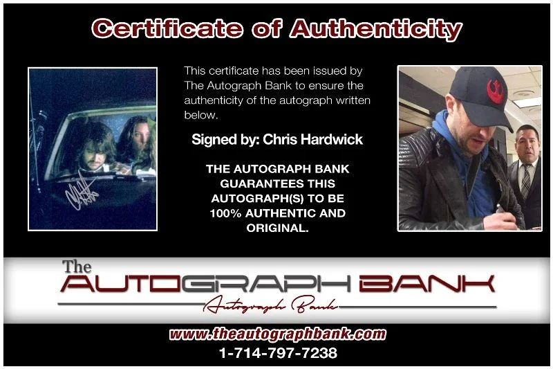 Chris Hardwick — Chris Hardwick authentic signed celebrity 8x10 photo W/Cert Autographed 127p1, изображение 2