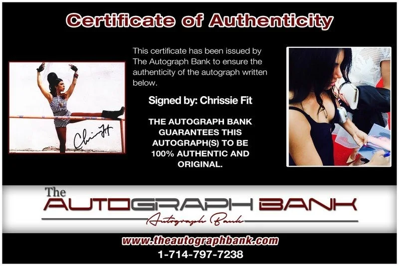Chrissie Fit — Chrissie Fit authentic signed celebrity 8x10 photo W/Cert Autographed D10, image 2