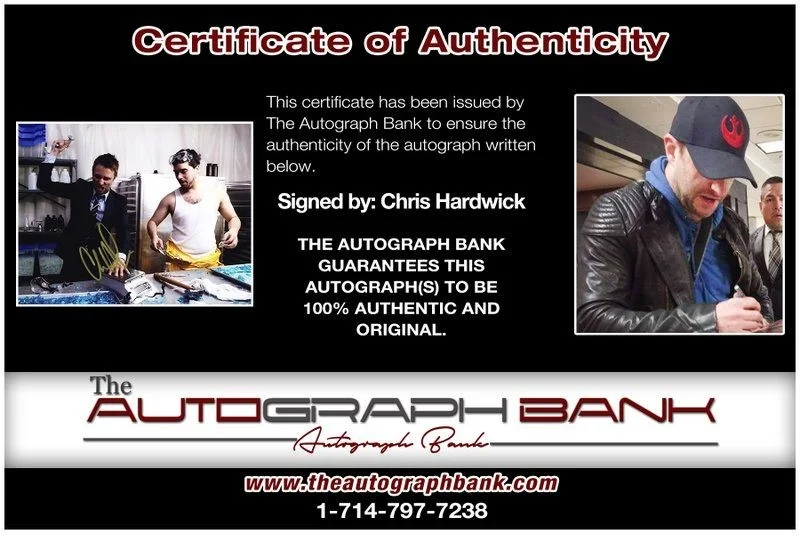 Chris Hardwick — Chris Hardwick authentic signed celebrity 8x10 photo W/Cert Autographed D13, изображение 2