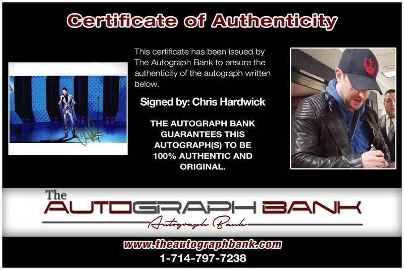 Chris Hardwick — Chris Hardwick authentic signed celebrity 8x10 photo W/Cert Autographed D3, изображение 2