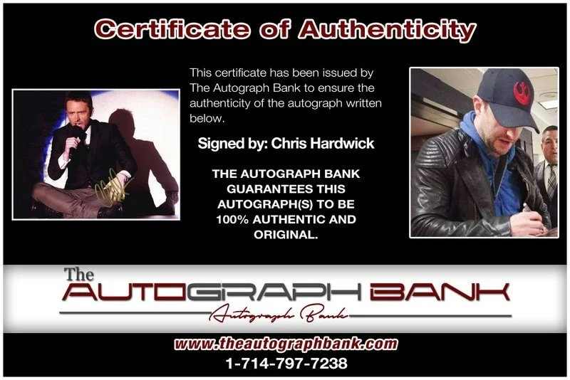 Chris Hardwick — Chris Hardwick authentic signed celebrity 8x10 photo W/Cert Autographed D16, изображение 2