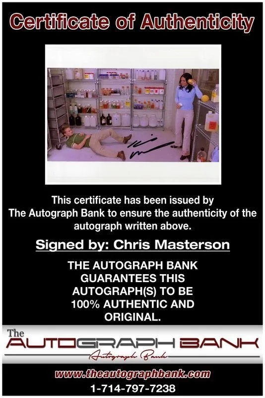Chris Masterson — Chris Masterson authentic signed celebrity 8x10 photo W/Cert Autographed C5, изображение 2
