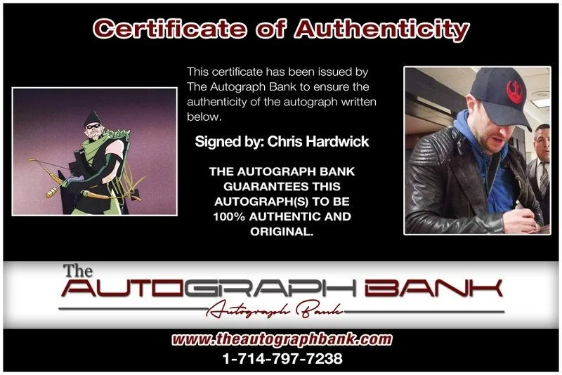 Chris Hardwick — Chris Hardwick authentic signed celebrity 8x10 photo W/Cert Autographed D5, изображение 2