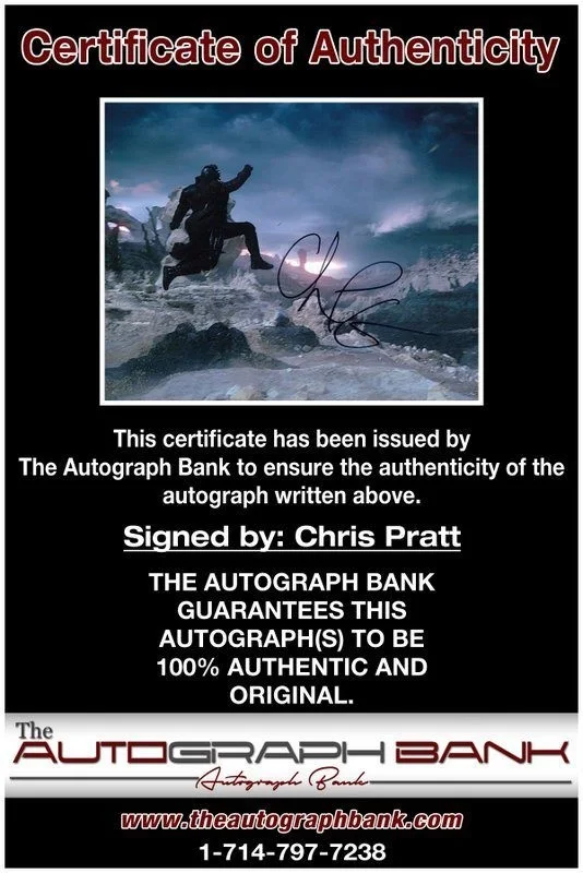 Chris Pratt — Chris Pratt authentic signed celebrity 8x10 photo W/Cert Autographed C1, изображение 2