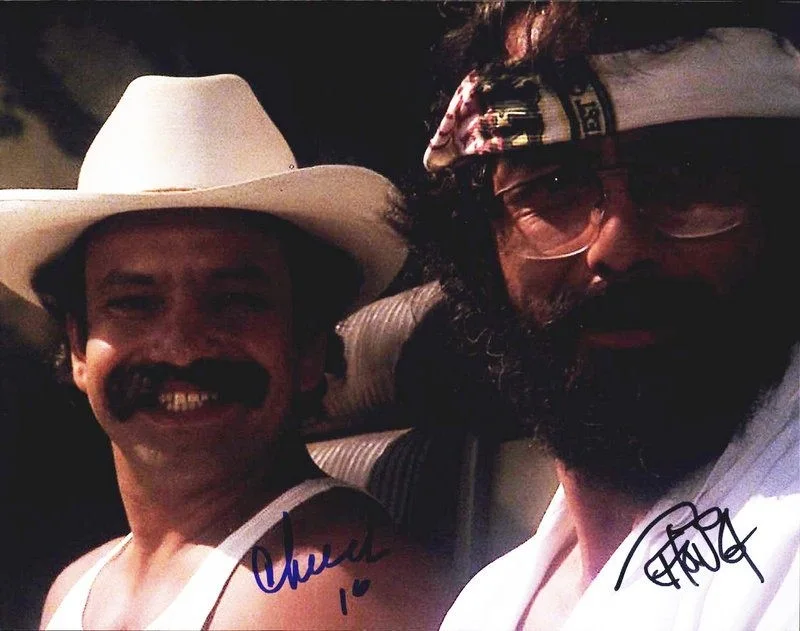 Cheech & Chong — Cheech & Chong authentic signed celebrity 8x10 photo W/Cert Autographed D13