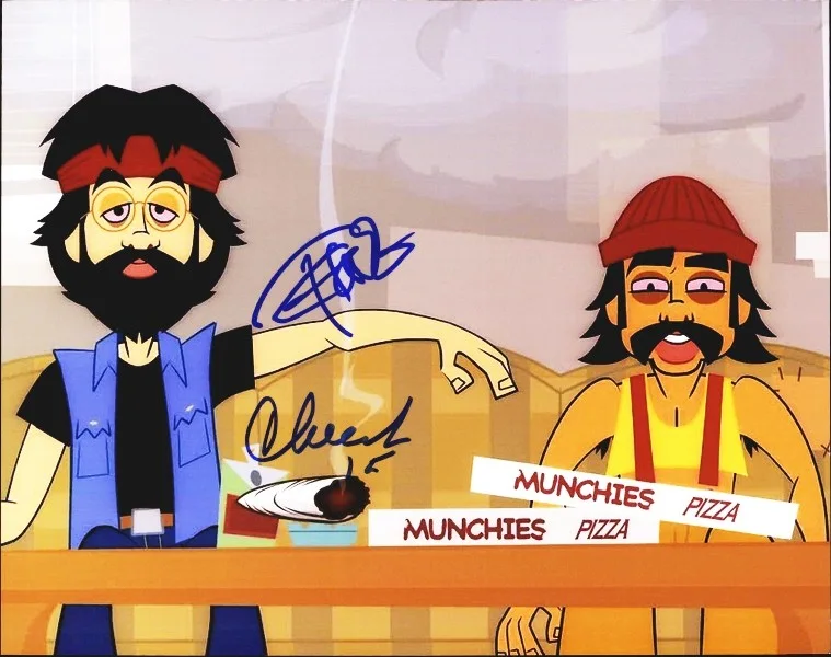 Cheech & Chong — Cheech & Chong authentic signed celebrity 8x10 photo W/Cert Autographed 51816h1
