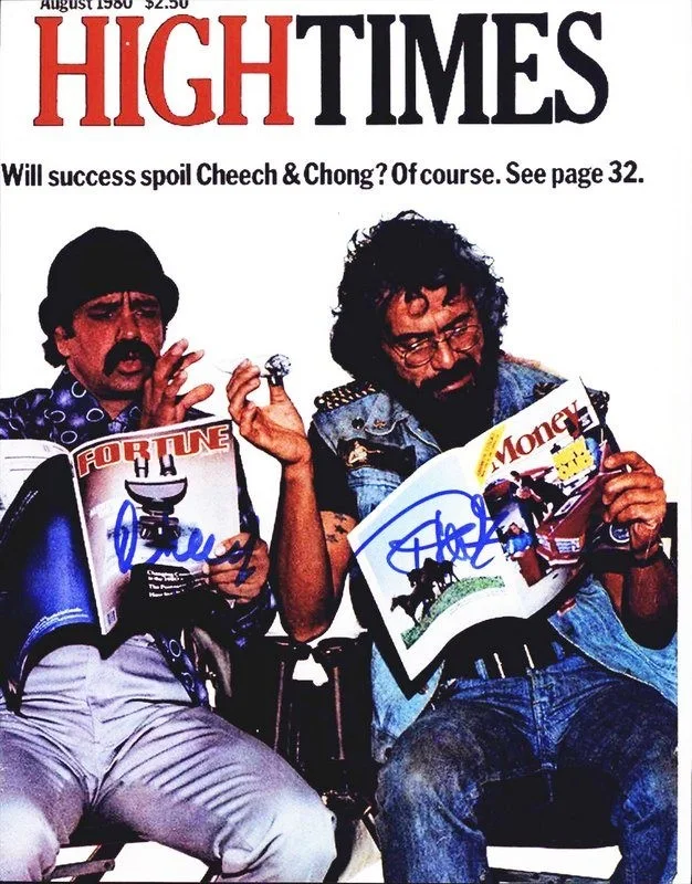 Cheech & Chong — Cheech & Chong authentic signed celebrity 8x10 photo W/Cert Autographed D6