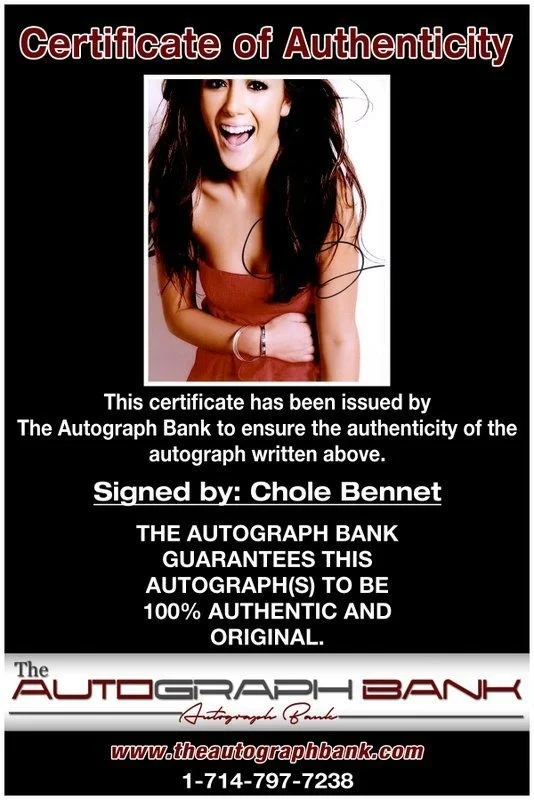 Chloe Bennet — Chloe Bennet authentic signed celebrity 8x10 photo W/Cert Autographed C2, image 2