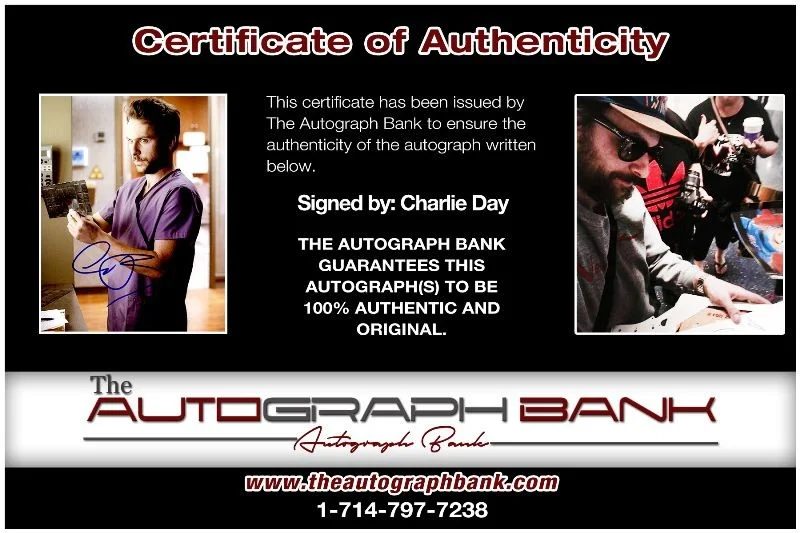 Charlie Day — Charlie Day authentic signed celebrity 8x10 photo W/Cert Autographed 26e, image 2