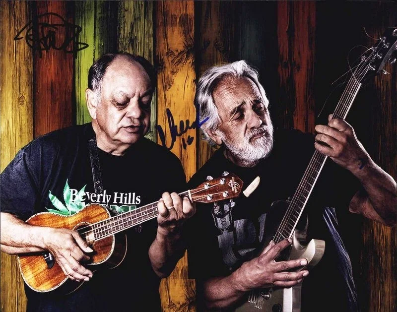 Cheech & Chong — Cheech & Chong authentic signed celebrity 8x10 photo W/Cert Autographed D9
