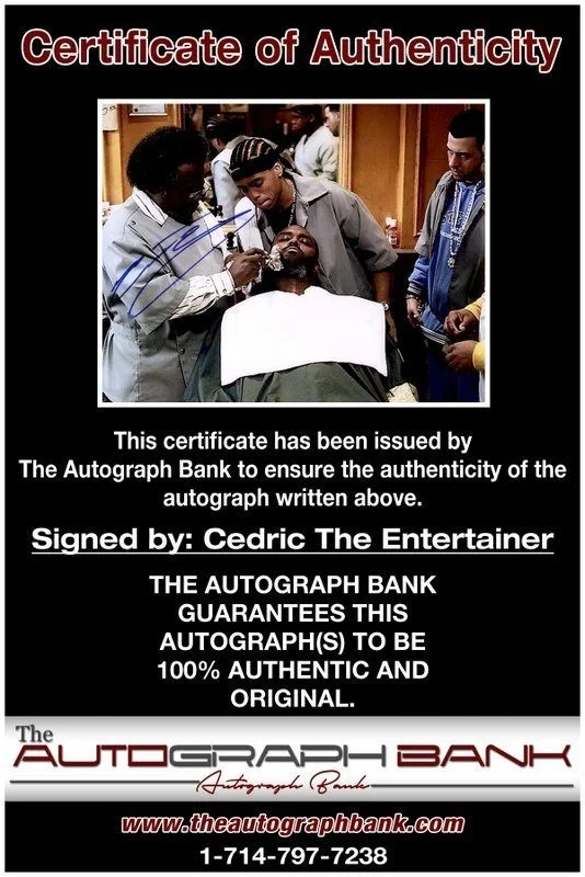 Cedric the Entertainer — Cedric The Entertainer authentic signed 8x10 photo |CERT Autographed C30, image 2
