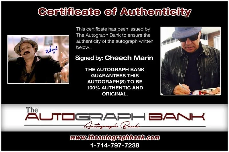 Cheech Marin — Cheech Marin authentic signed celebrity 8x10 photo W/Cert Autographed C2, image 2