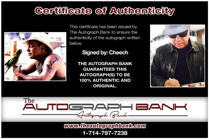 Cheech Marin — Cheech authentic signed celebrity 8x10 photo W/Cert Autographed 42216c1, image 2