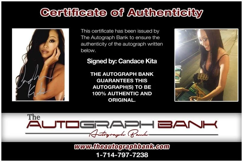 Candace Kita — Candace Kita authentic signed celebrity 8x10 photo W/Cert Autographed D11, image 2
