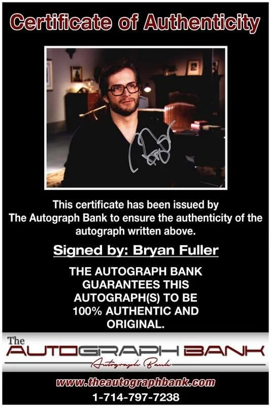 Bryan Fuller — Bryan Fuller authentic signed celebrity 8x10 photo W/Cert Autographed B0001, изображение 2