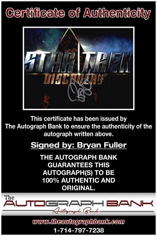 Bryan Fuller — Bryan Fuller authentic signed celebrity 8x10 photo W/Cert Autographed B0005, изображение 2