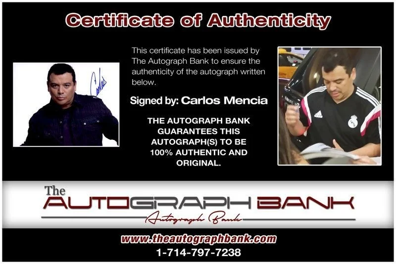 Carlos Mencia — Carlos Mencia authentic signed celebrity 8x10 photo W/Cert Autographed C17, изображение 2