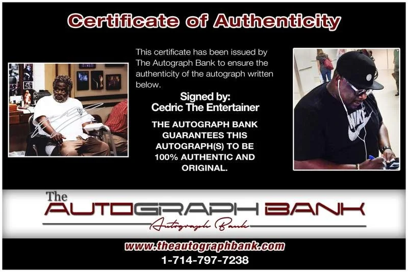 Cedric the Entertainer — Cedric The Entertainer authentic signed 8x10 photo |CERT Autographed B0007, изображение 2