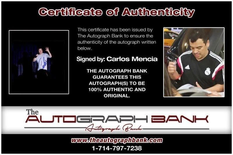 Carlos Mencia — Carlos Mencia authentic signed celebrity 8x10 photo W/Cert Autographed C13, изображение 2