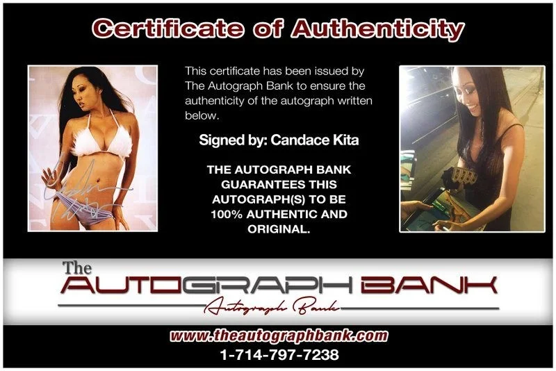 Candace Kita — Candace Kita authentic signed celebrity 8x10 photo W/Cert Autographed D6, image 2