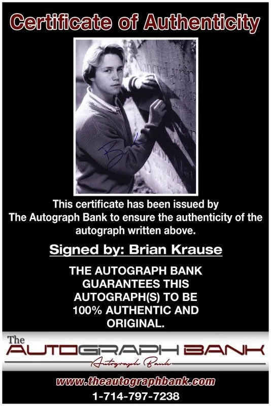 Brian Krause — Brian Krause authentic signed celebrity 8x10 photo W/Cert Autographed D1, изображение 2