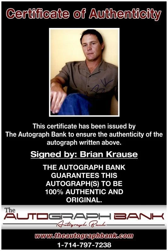 Brian Krause — Brian Krause authentic signed celebrity 8x10 photo W/Cert Autographed C7, изображение 2
