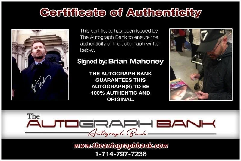 Brian Mahoney — Brian Mahoney authentic signed celebrity 8x10 photo W/Cert Autographed C1, изображение 2