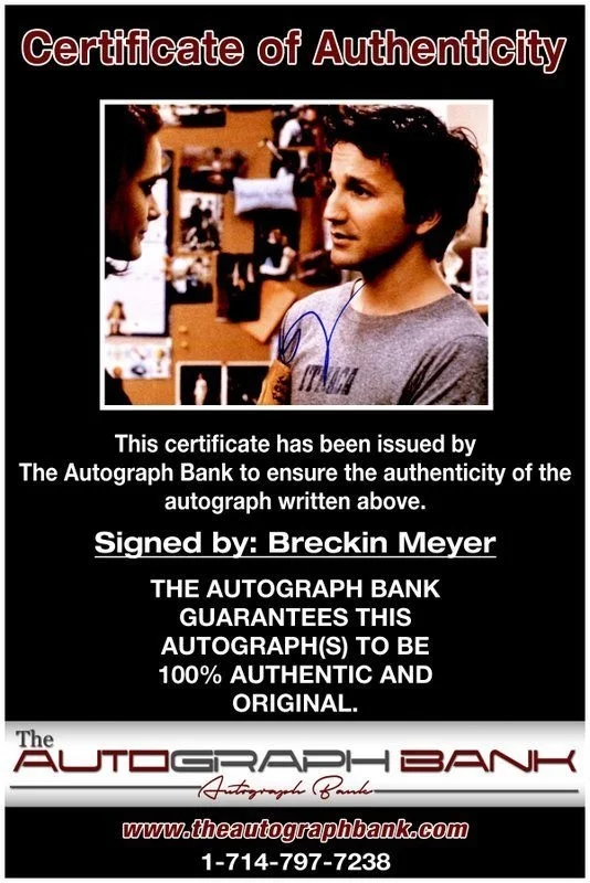 Breckin Meyer — Breckin Meyer authentic signed celebrity 8x10 photo W/Cert Autographed C9, изображение 2