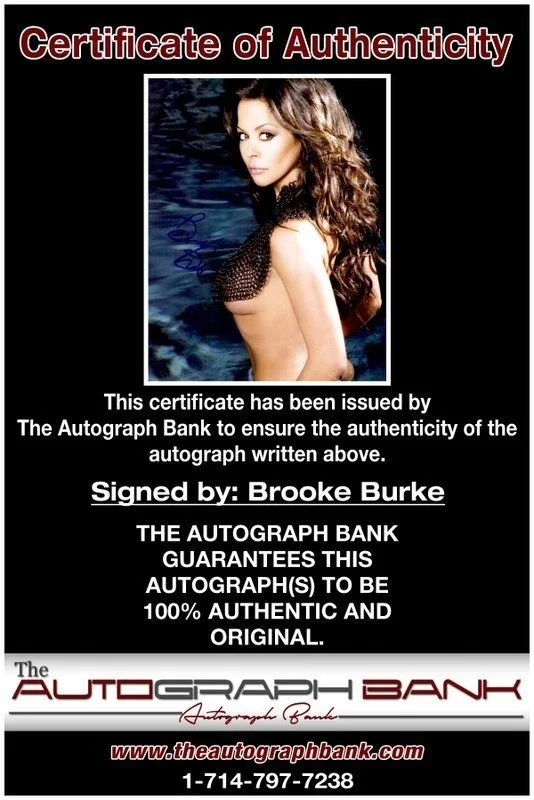 Brooke Burke — Brooke Burke authentic signed celebrity 8x10 photo W/Cert Autographed C2, изображение 2