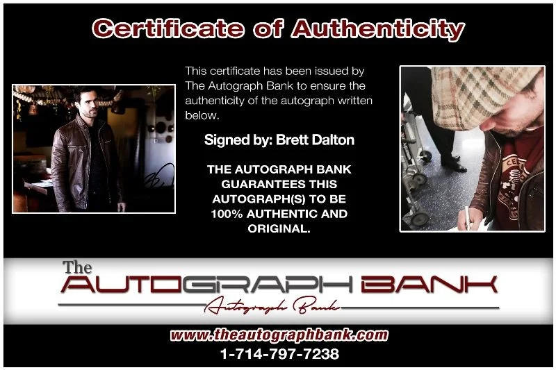 Brett Dalton — Brett Dalton authentic signed celebrity 8x10 photo W/Cert Autographed 41116a, изображение 2