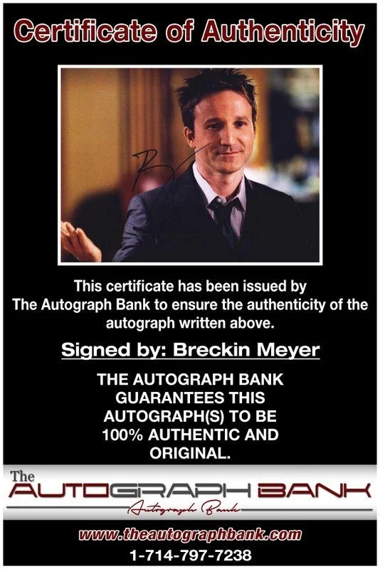 Breckin Meyer — Breckin Meyer authentic signed celebrity 8x10 photo W/Cert Autographed D1, image 2