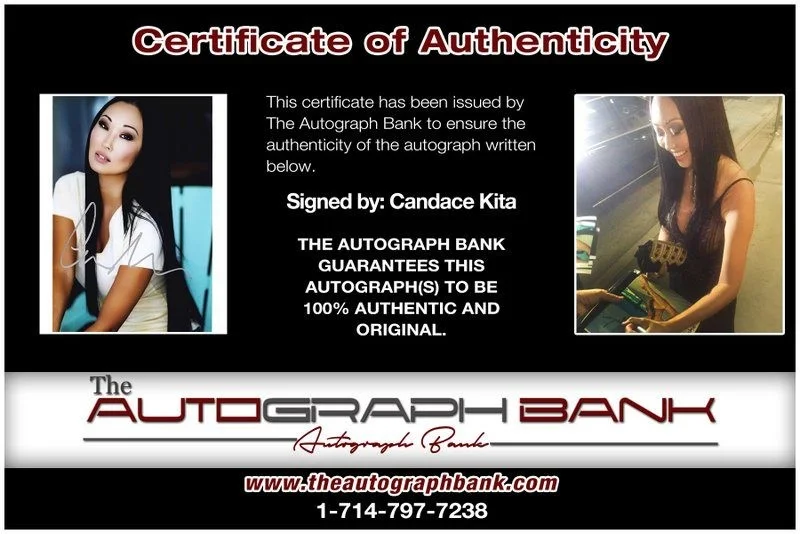 Candace Kita — Candace Kita authentic signed celebrity 8x10 photo W/Cert Autographed D14, image 2