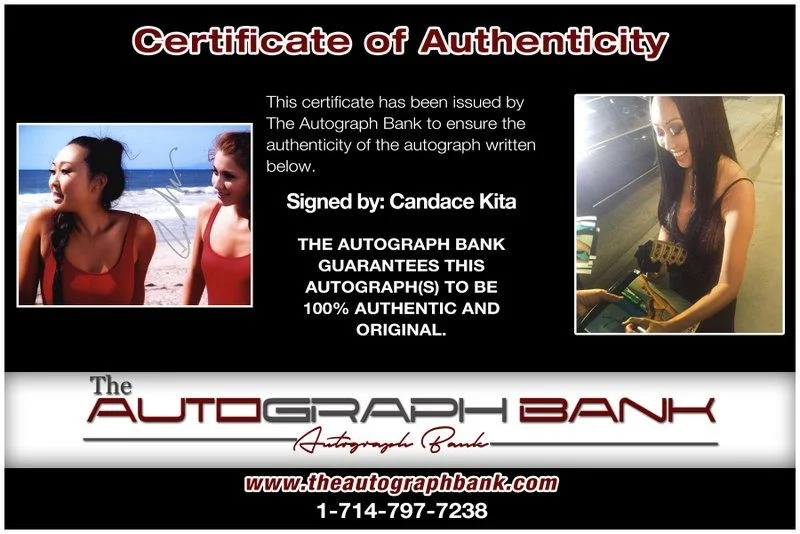 Candace Kita — Candace Kita authentic signed celebrity 8x10 photo W/Cert Autographed D10, image 2