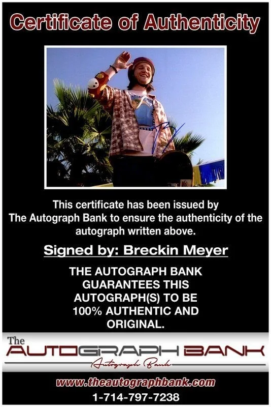Breckin Meyer — Breckin Meyer authentic signed celebrity 8x10 photo W/Cert Autographed C3, image 2