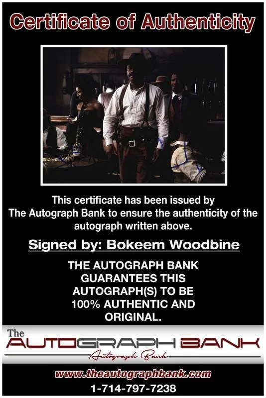 Bokeem Woodbine — Bokeem Woodbine authentic signed celebrity 8x10 W/Cert Autographed A0002, image 2
