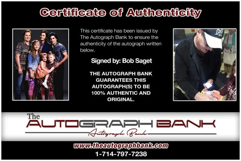 Bob Saget — Bob Saget authentic signed celebrity 8x10 photo W/Cert Autographed D27, изображение 2