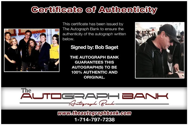 Bob Saget — Bob Saget authentic signed celebrity 8x10 photo W/Cert Autographed 41916g, изображение 2