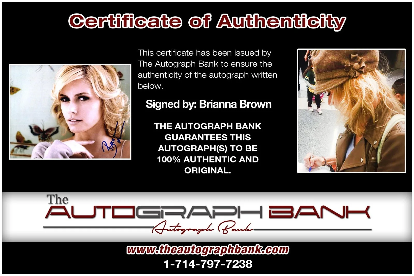 Brianna Brown — Brianna Brown authentic signed celebrity 8x10 photo W/Cert Autographed A12, image 2
